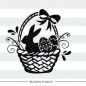 201+ Bunny Basket SVG -  Ready Print Easter SVG Files