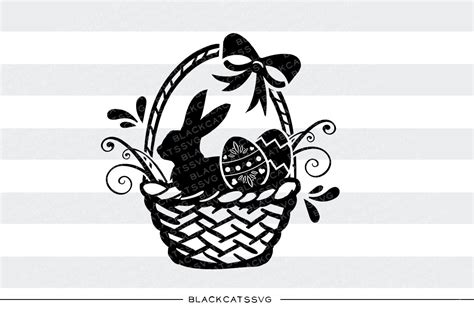 201+ Bunny Basket SVG -  Ready Print Easter SVG Files