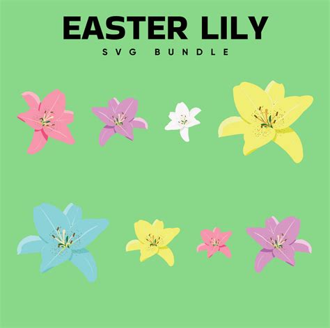 204+ Easter Lily SVG -  Best Easter SVG Crafters Image