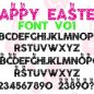 205+ Easter Font SVG -  Popular Easter Crafters File