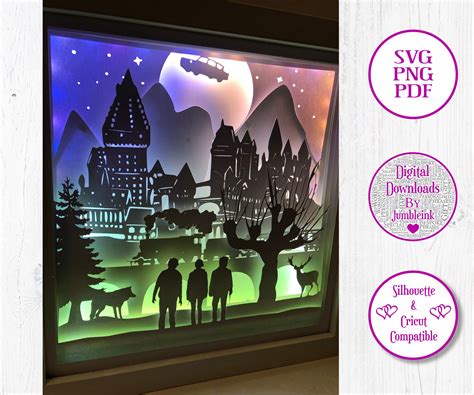205+ Harry Potter Shadow Box SVG -  Harry Potter Scalable Graphics