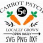 208+ Carrot Patch SVG Free -  Instant Download Easter SVG