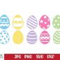 214+ Eggs SVG -  Instant Download Easter SVG
