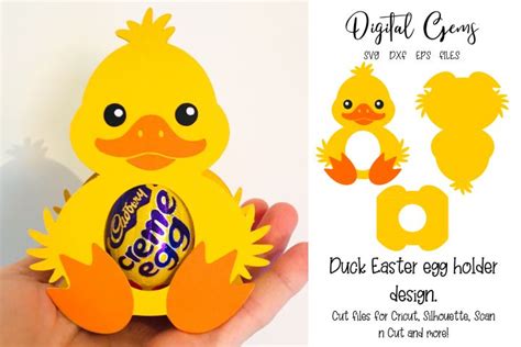216+ Creme Egg Holder SVG Free -  Ready Print Easter SVG Files