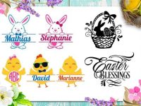 217+ Easter Name SVG -  Popular Easter Crafters File