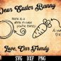 221+ Dear Easter Bunny SVG -  Popular Easter SVG Cut