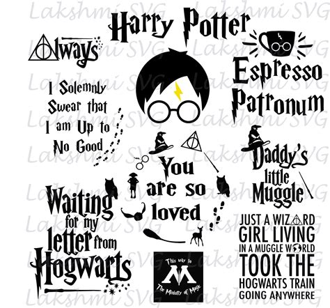 226+ Potter SVG -  Popular Harry Potter SVG Cut Files