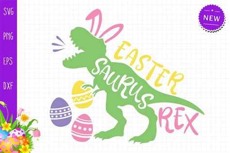 227+ Dinosaur Easter SVG Free -  Popular Easter SVG Cut Files