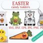 227+ Easter Chocolate Holder SVG -  Digital Download Easter SVG