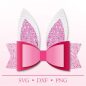 231+ Bunny With Bow SVG -  Best Easter SVG Crafters Image