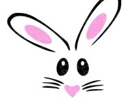 233+ Bunny Face SVG Free -  Digital Download Easter SVG