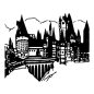 234+ Hogwarts Castle SVG Free -  Harry Potter SVG Printable