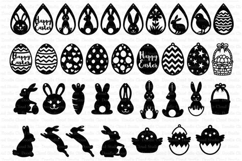 236+ Easter Earring SVG -  Download Easter SVG for Free