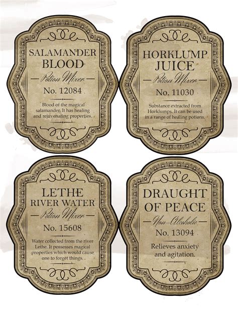 237+ Harry Potter Potion Labels SVG -  Popular Harry Potter SVG Cut Files