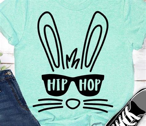 60+ Hip Hop Bunny SVG -  Easter SVG Printable