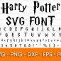 61+ Harry Potter Font Symbols SVG -  Best Harry Potter SVG Crafters Image
