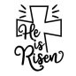 62+ He Is Risen Cross SVG -  Download Easter SVG for Free