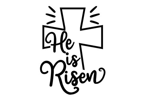 62+ He Is Risen Cross SVG -  Download Easter SVG for Free