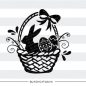64+ Easter Egg Basket SVG -  Download Easter SVG for Free