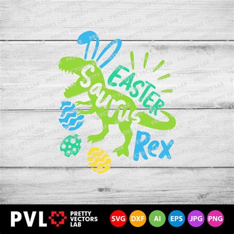 67+ Dinosaur Bunny SVG -  Popular Easter SVG Cut Files