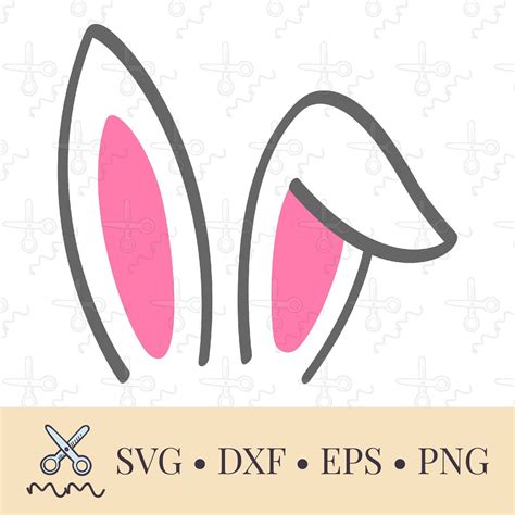 70+ Bunny Ears Headband SVG -  Popular Easter Crafters File