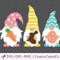 70+ Free Easter Gnome SVG -  Popular Easter SVG Cut