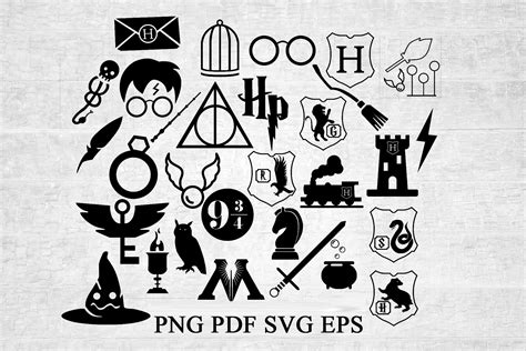 71+ Harry Potter Quittage SVG -  Digital Download Harry Potter SVG