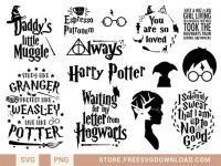 72+ Harry Potter Stars SVG -  Best Harry Potter SVG Crafters Image