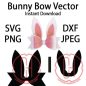 73+ Free Bunny Bow SVG -  Free Easter SVG PNG EPS DXF