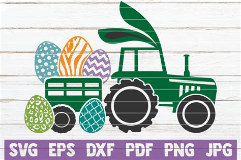74+ Easter Tractor SVG -  Popular Easter SVG Cut Files