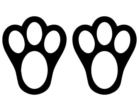 76+ Bunny Feet SVG -  Digital Download Easter SVG