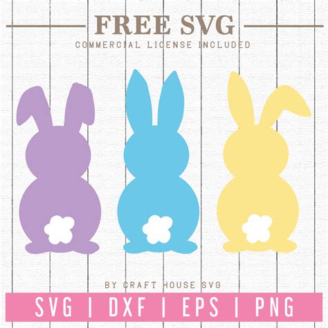 85+ Bunny SVG Free -  Easter SVG Files for Cricut
