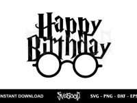 94+ Harry Potter Birthday SVG Free -  Harry Potter Scalable Graphics