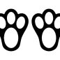 99+ Bunny Feet Free SVG -  Popular Easter Crafters File