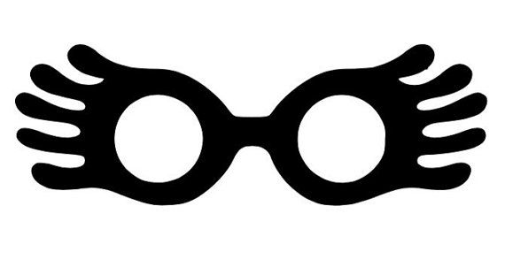 Luna Lovegood Glasses SVG Free