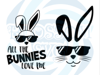 Easter Bunny Sunglasses Svg, Easter Svg, Bunny Svg, Rabbit Svg, Easter