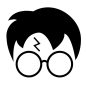 Harry Potter Glasses And Scar SVG Free