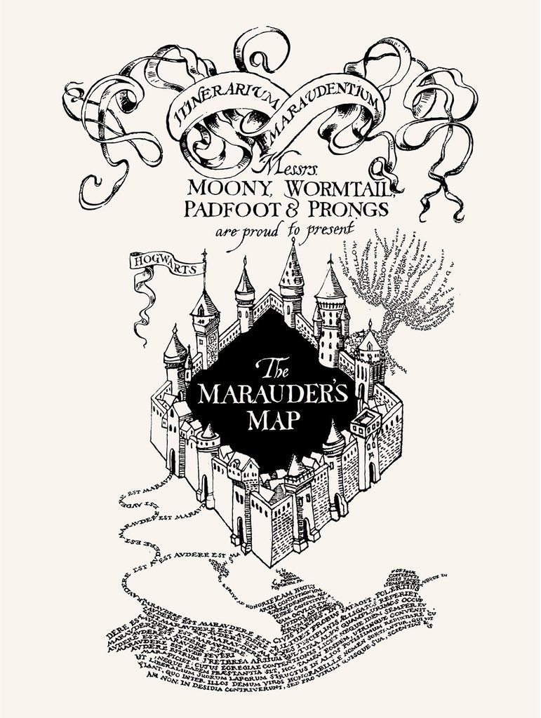 Marauders Map SVG