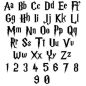Harry Potter Alphabet SVG