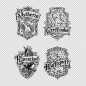 Hogwarts House Crest SVG