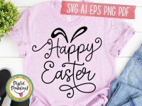 Happy Easter Svg Eps Png Pdf Cut File Easter Kids Shirt Svg | Etsy